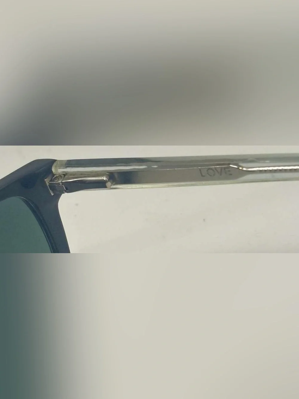 Love Laurel Black Oval Sunglasses Frames Only